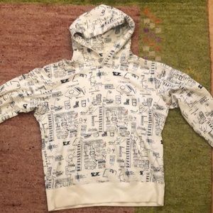 Uniqlo Jean Michel Basquiat Graphic Allover Hoodie